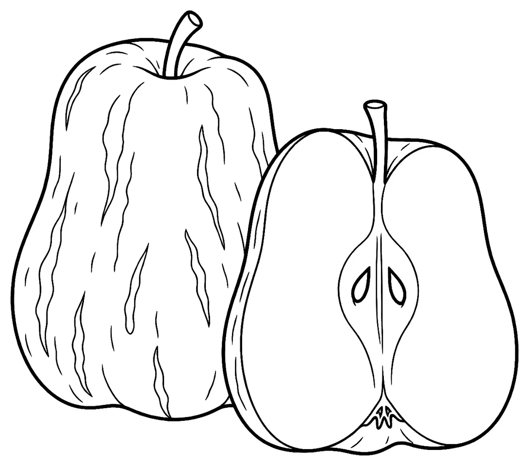 Coloriage de Cloche : dessin au trait noir à colorier