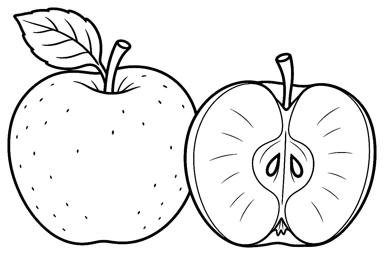 Coloriage de Surprise : dessin au trait noir à colorier