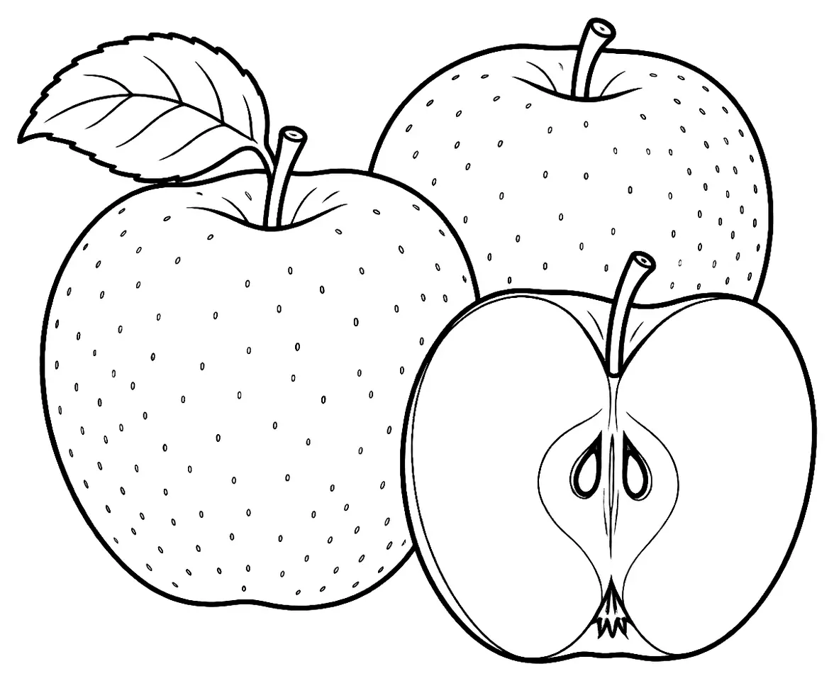 Coloriage de Tentation : dessin au trait noir à colorier