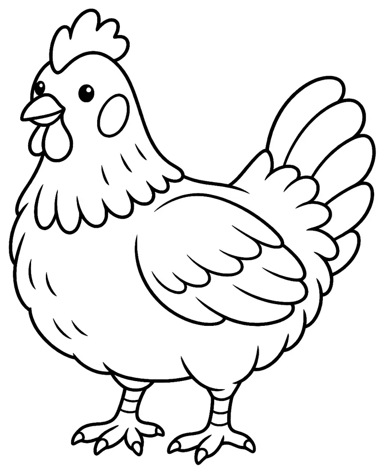 Coloriage de Altsteirer : dessin au trait noir à colorier