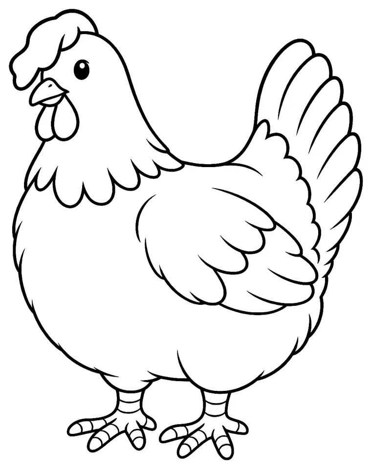 Coloriage de Berg-Schlotter : dessin au trait noir à colorier