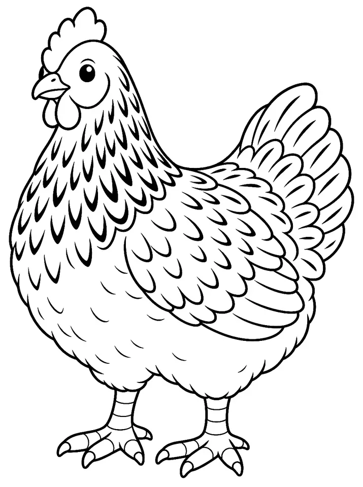 Coloriage de Braekel : dessin au trait noir à colorier