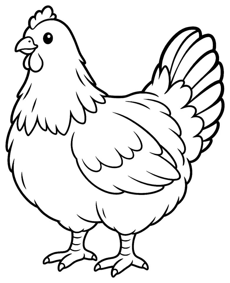 Coloriage de Buckeye : dessin au trait noir à colorier