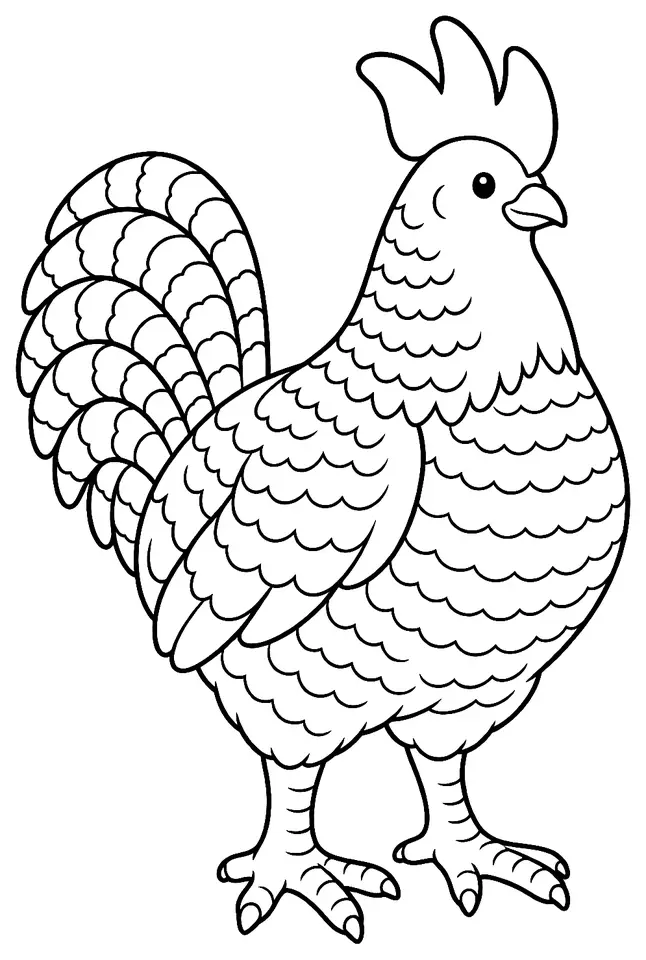 Coloriage de Combattant de Tirlemont : dessin au trait noir à colorier