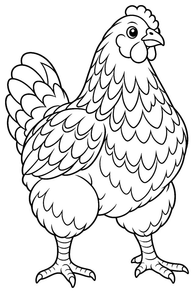 Coloriage de Combattant indien : dessin au trait noir à colorier