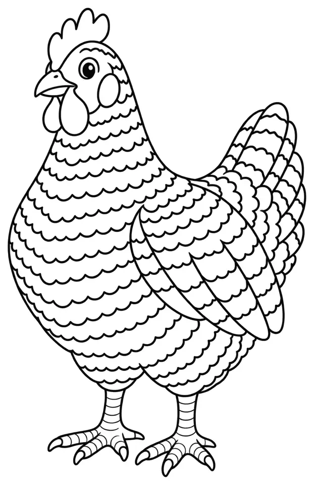 Coloriage de Grise du Vercors : dessin au trait noir à colorier
