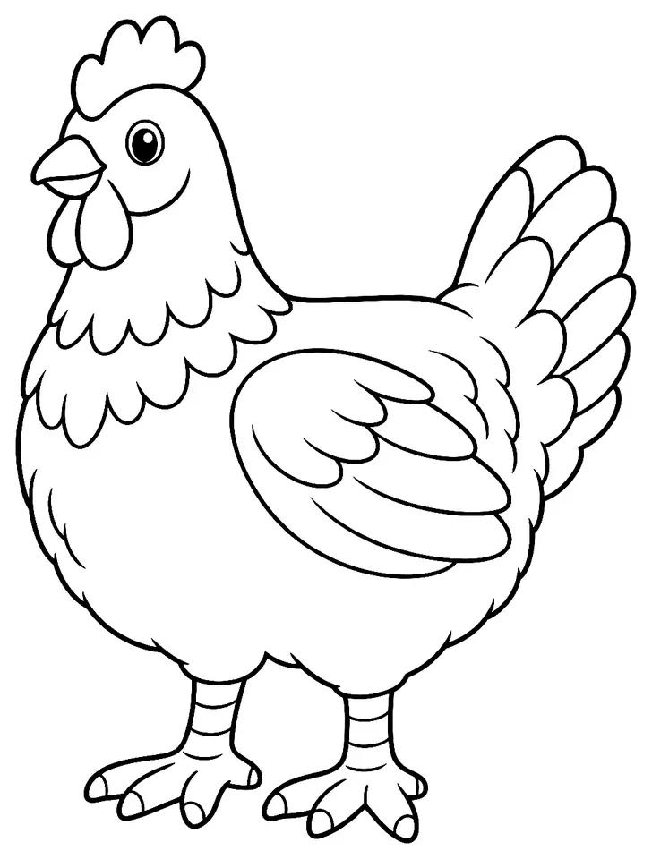 Coloriage de Rhode-Island : dessin au trait noir à colorier