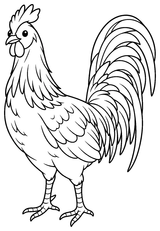 Coloriage de Sumatra : dessin au trait noir à colorier