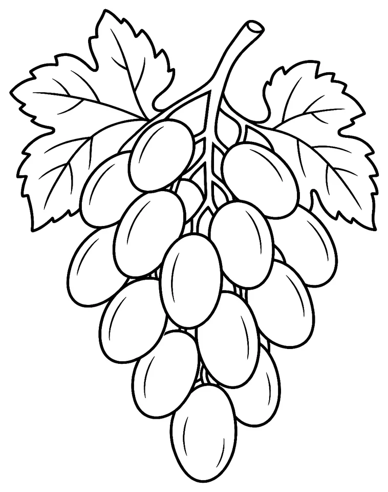 Coloriage de Perle de Csaba : dessin au trait noir à colorier