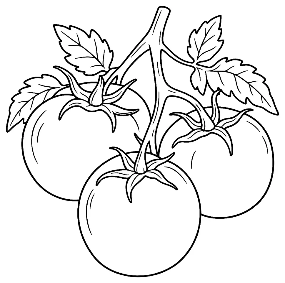 Coloriage de Early Girl : dessin au trait noir à colorier