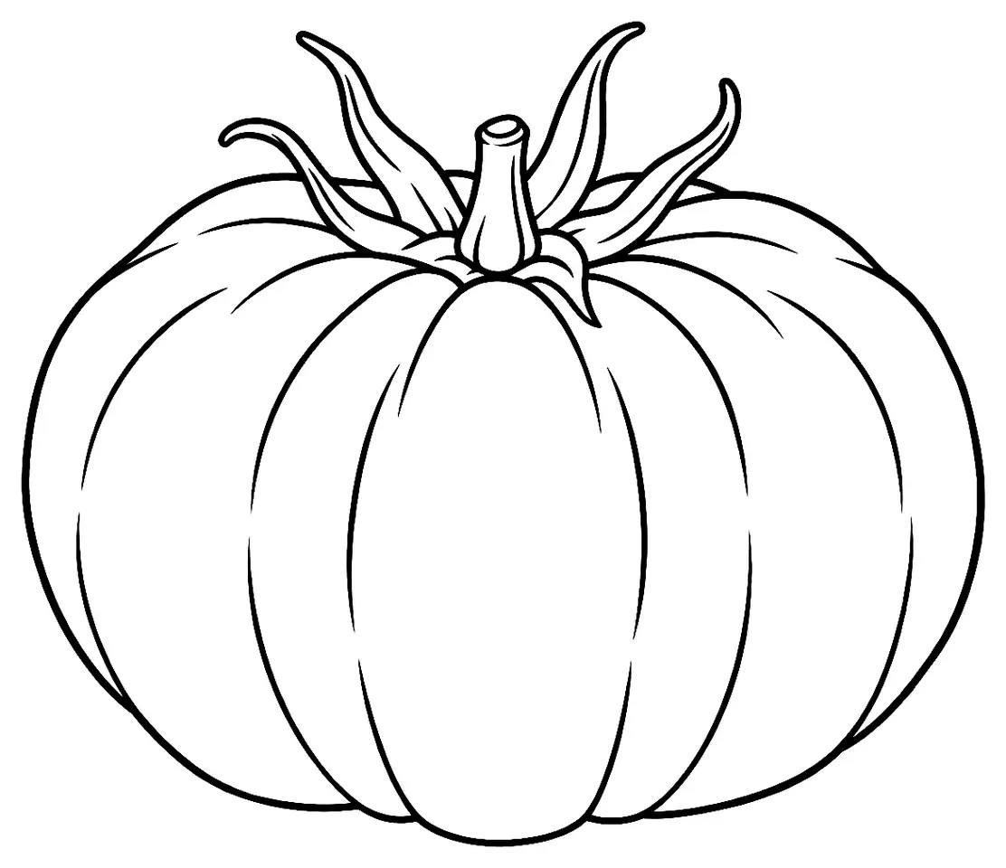 Coloriage de Tomate Raf : dessin au trait noir à colorier