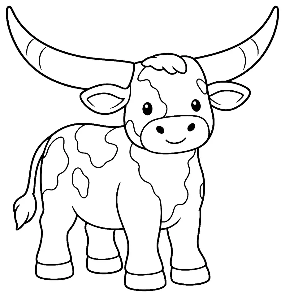 Coloriage de Abigar : dessin au trait noir à colorier