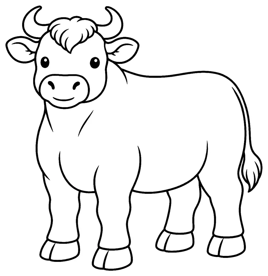 Coloriage de Angeln : dessin au trait noir à colorier