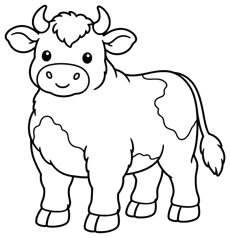 Coloriage de Armoricaine : dessin au trait noir à colorier