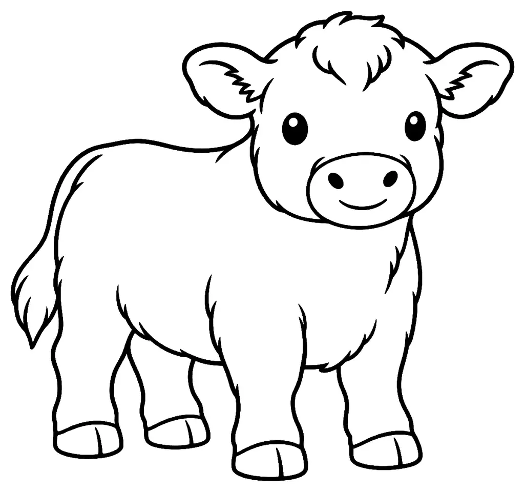 Coloriage de Australian lowline : dessin au trait noir à colorier