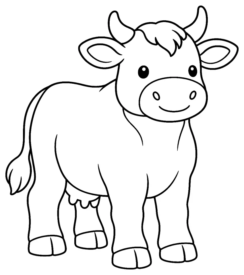Coloriage de Barzona : dessin au trait noir à colorier