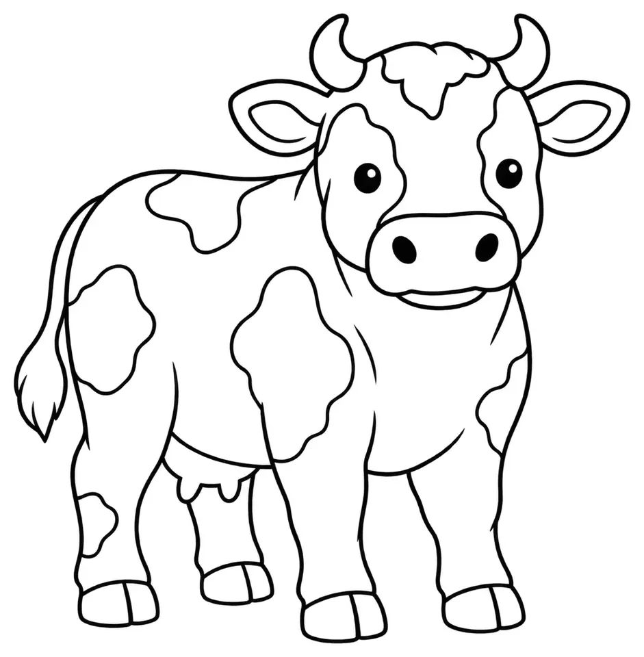 Coloriage de Bleue du Nord : dessin au trait noir à colorier
