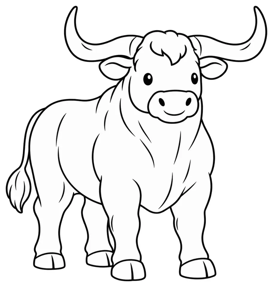 Coloriage de Brava : dessin au trait noir à colorier