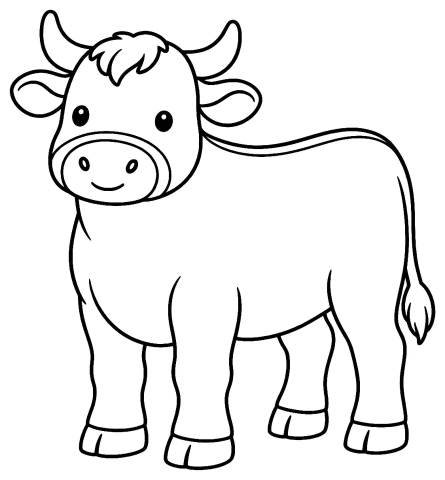 Coloriage de Caldelà : dessin au trait noir à colorier
