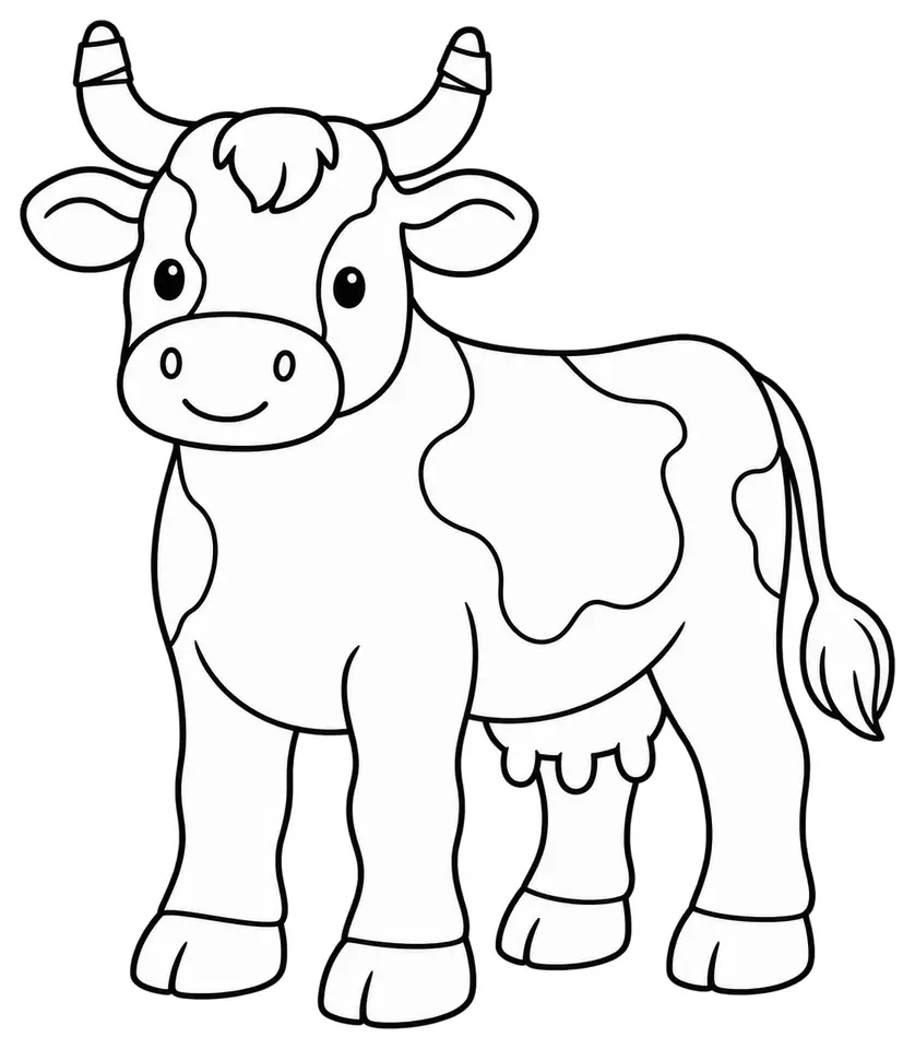 Coloriage de Coursière : dessin au trait noir à colorier