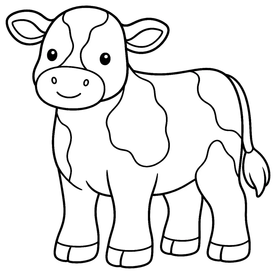 Coloriage de Eesti Punane : dessin au trait noir à colorier