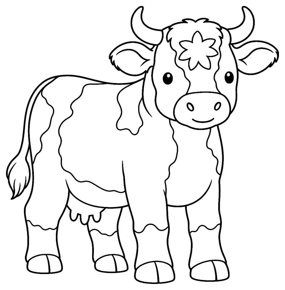 Coloriage de Évolène : dessin au trait noir à colorier