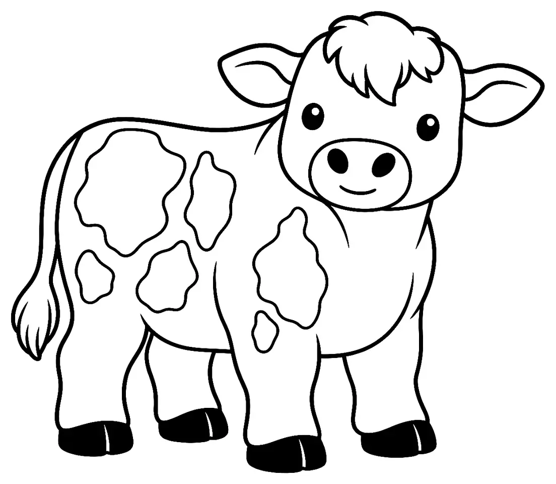 Coloriage de Fjall : dessin au trait noir à colorier