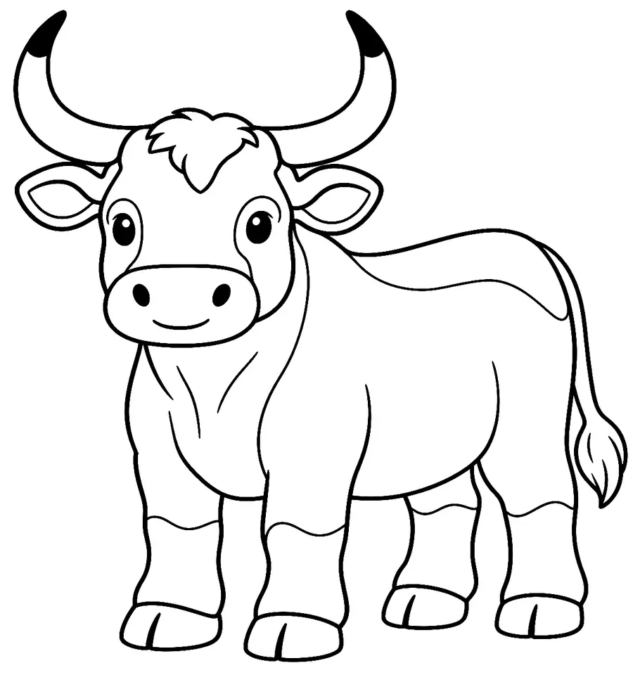 Coloriage de Garvonesa : dessin au trait noir à colorier