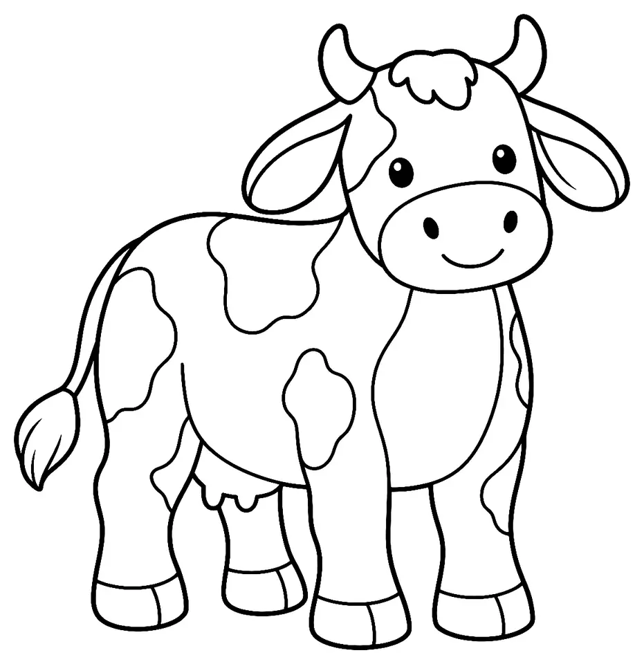 Coloriage de Goudali : dessin au trait noir à colorier