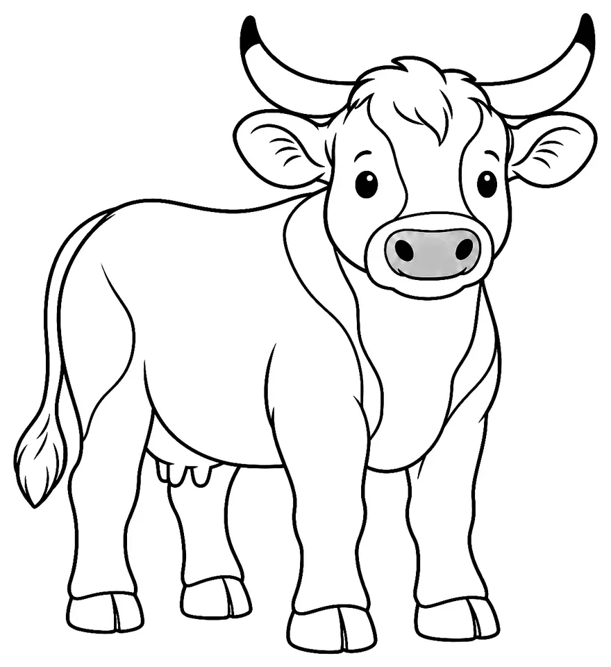 Coloriage de Grigio alpina : dessin au trait noir à colorier