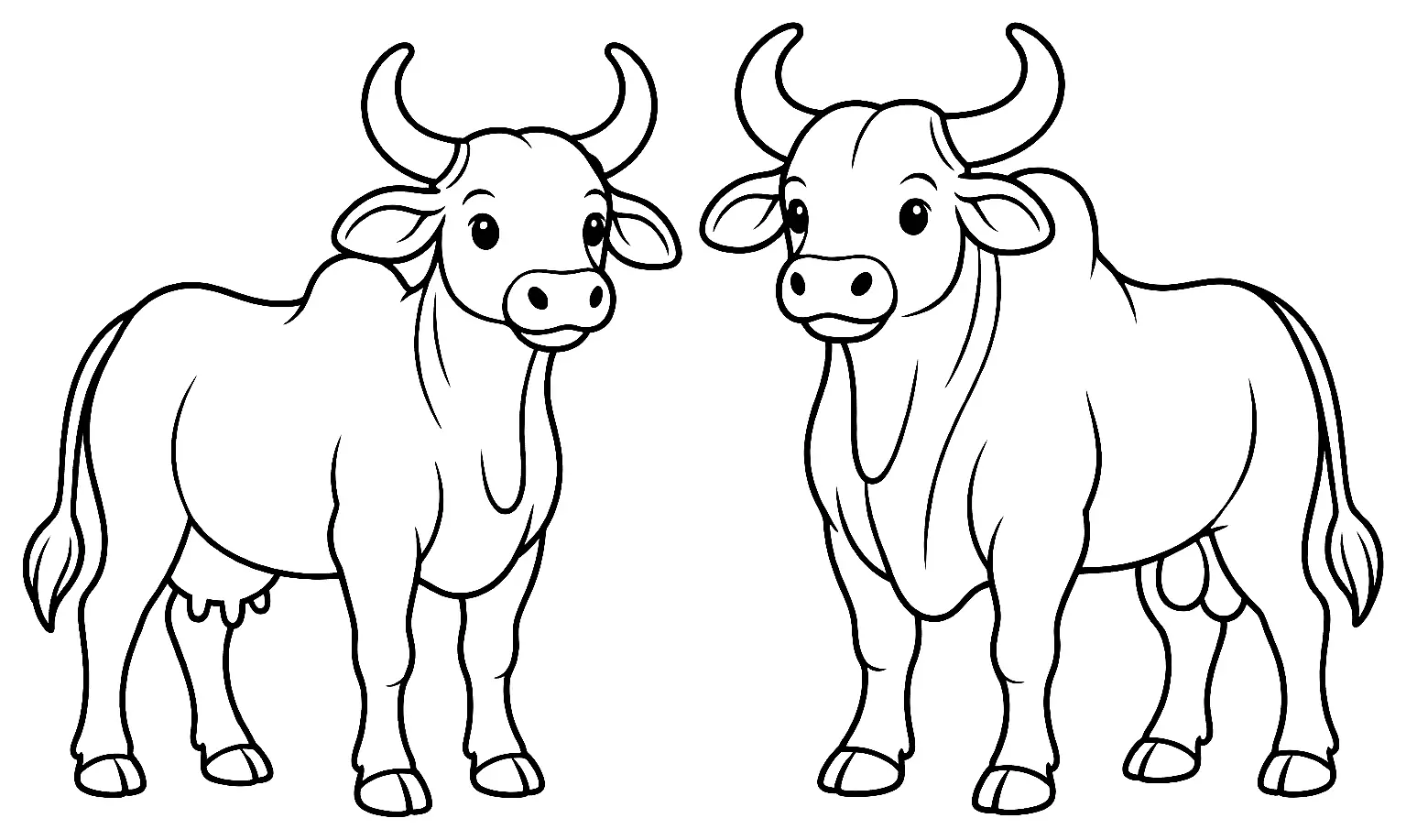 Coloriage de Malvi : dessin au trait noir à colorier