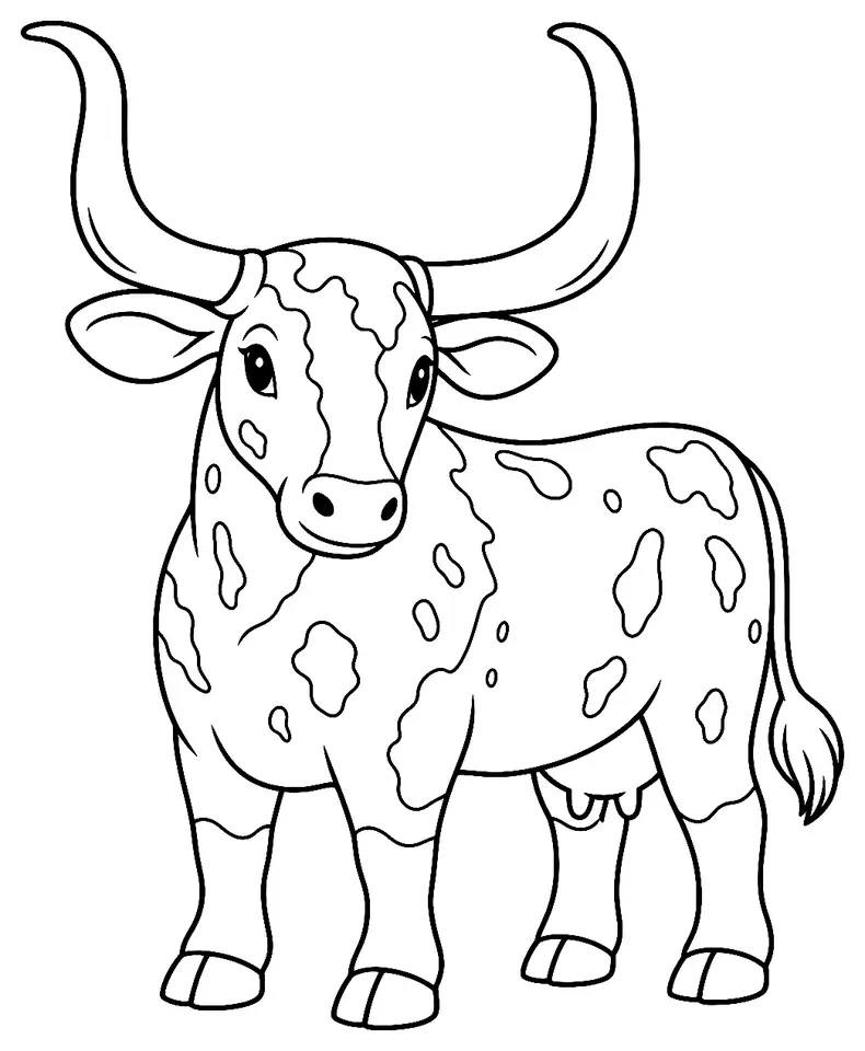Coloriage de Mertolenga : dessin au trait noir à colorier
