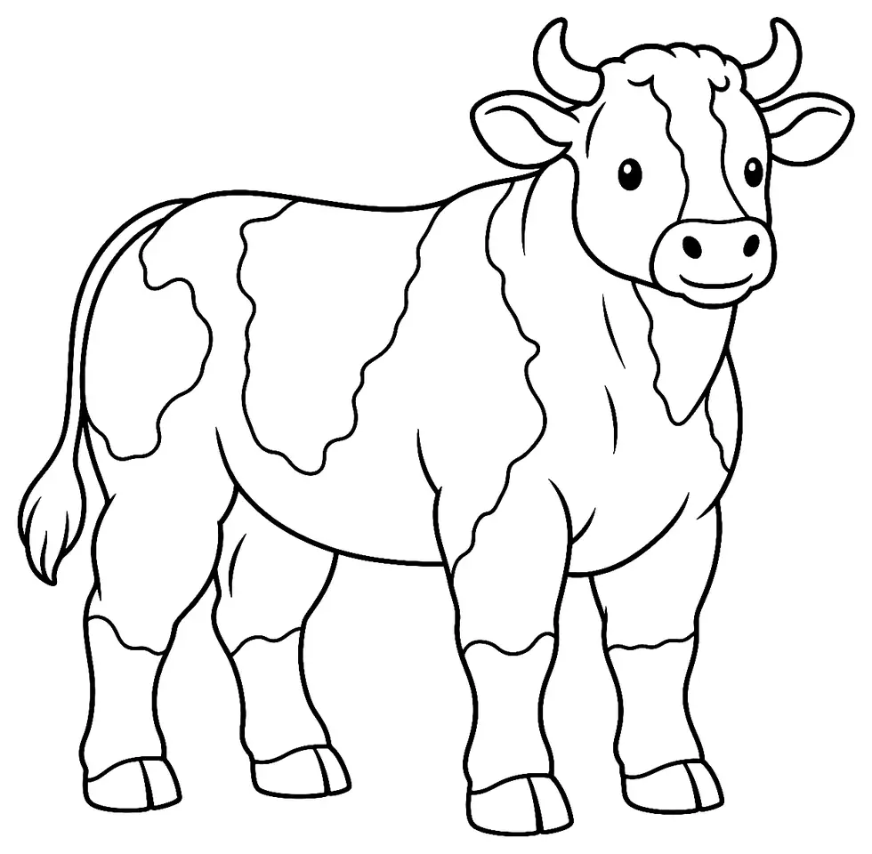 Coloriage de Meuse-Rhin-Yssel : dessin au trait noir à colorier