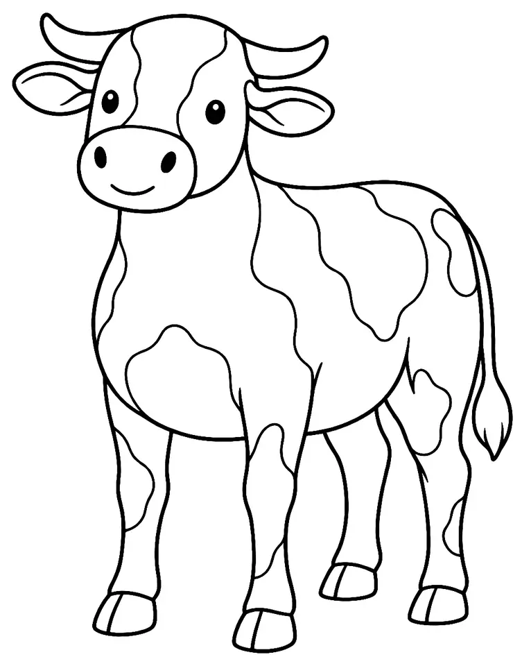 Coloriage de Nimari : dessin au trait noir à colorier