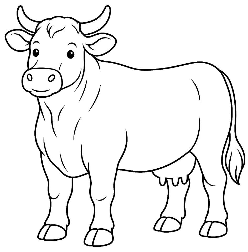 Coloriage de Reggiana : dessin au trait noir à colorier