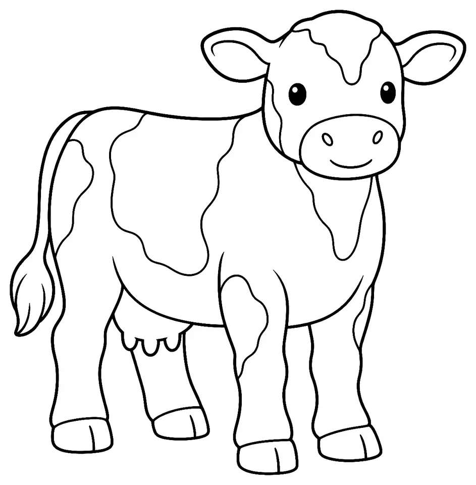 Coloriage de Rouge de Suède : dessin au trait noir à colorier