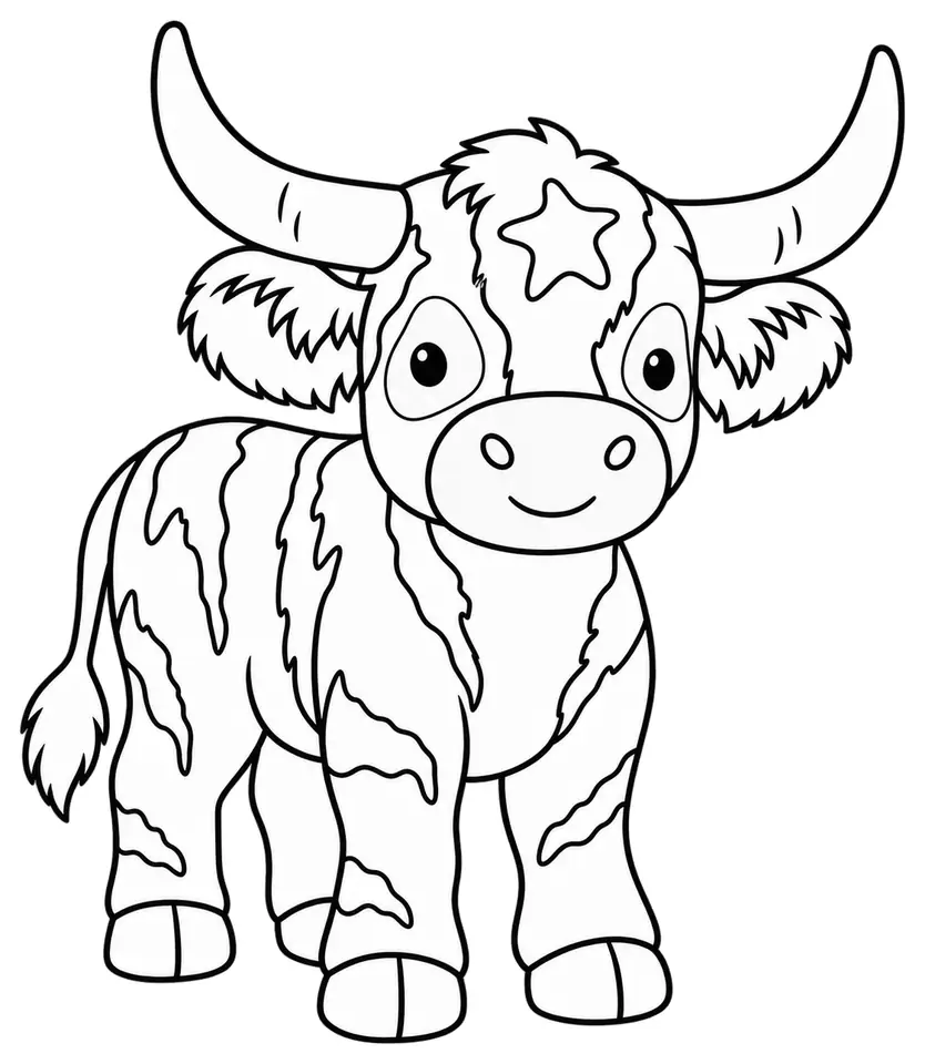 Coloriage de Saïnata : dessin au trait noir à colorier