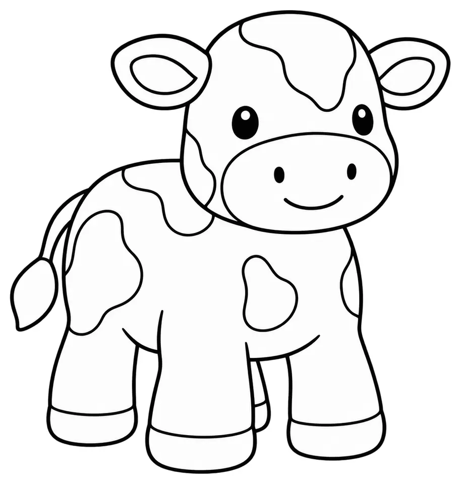 Coloriage de Sarlabot : dessin au trait noir à colorier