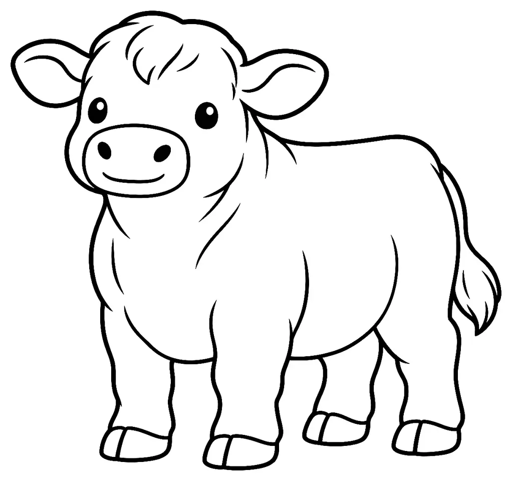 Coloriage de Square Meater : dessin au trait noir à colorier