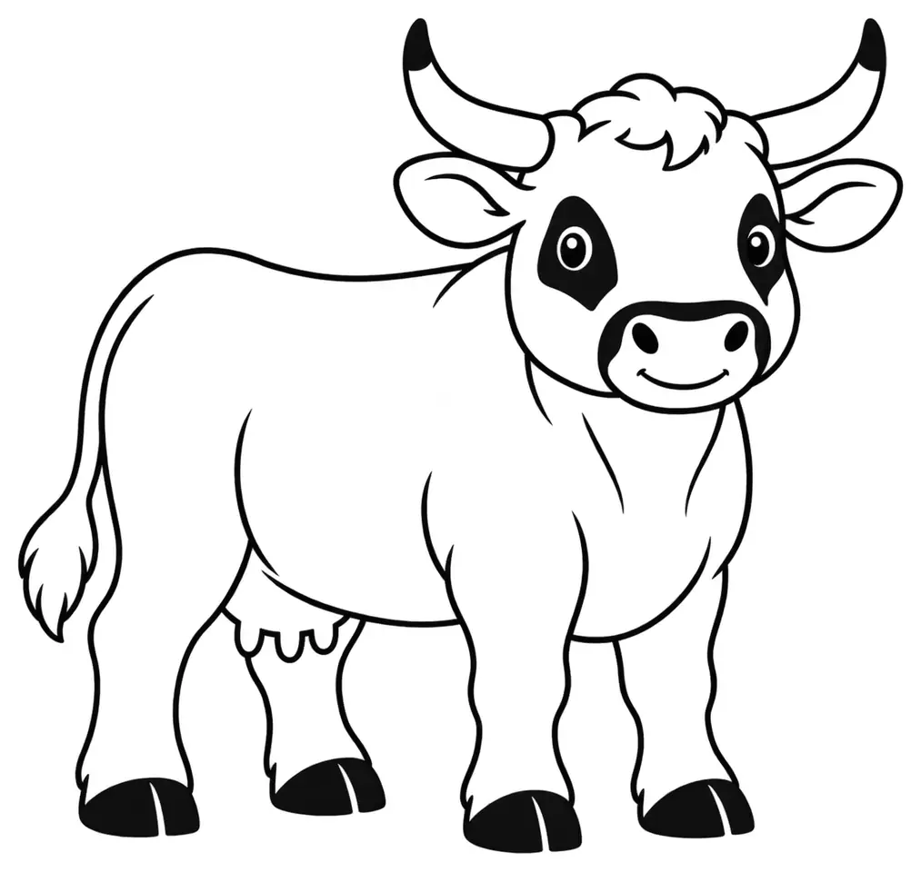 Coloriage de Tarentaise : dessin au trait noir à colorier
