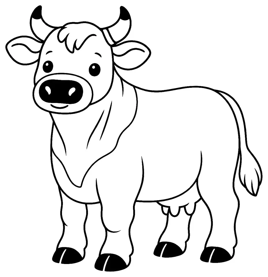 Coloriage de Vianesa : dessin au trait noir à colorier