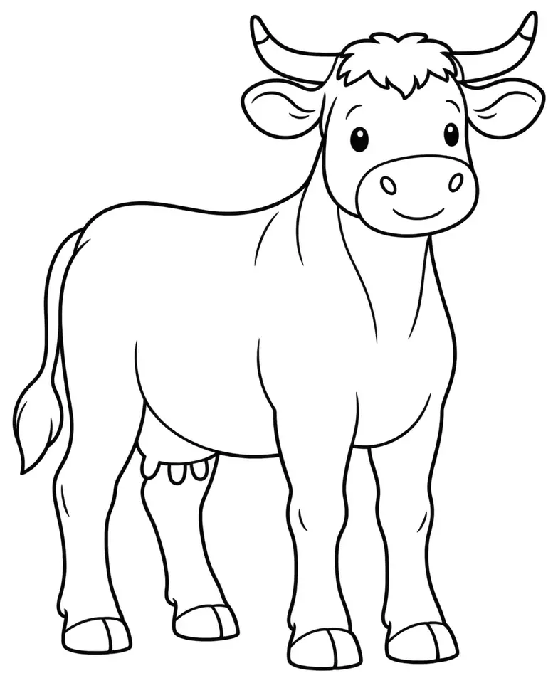 Coloriage de Villard-de-Lans : dessin au trait noir à colorier