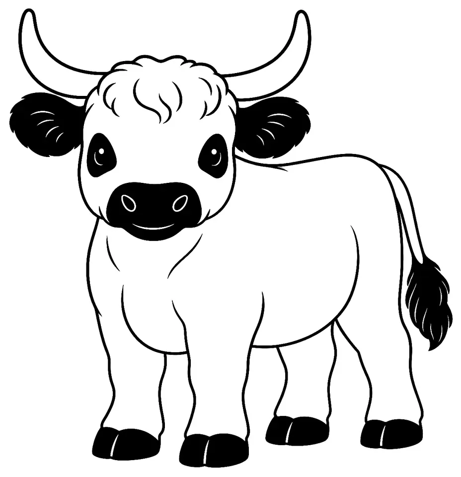 Coloriage de White park : dessin au trait noir à colorier
