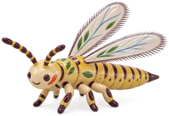 Thrips (maladie ou ravageur), figurine en faïence en couleurs