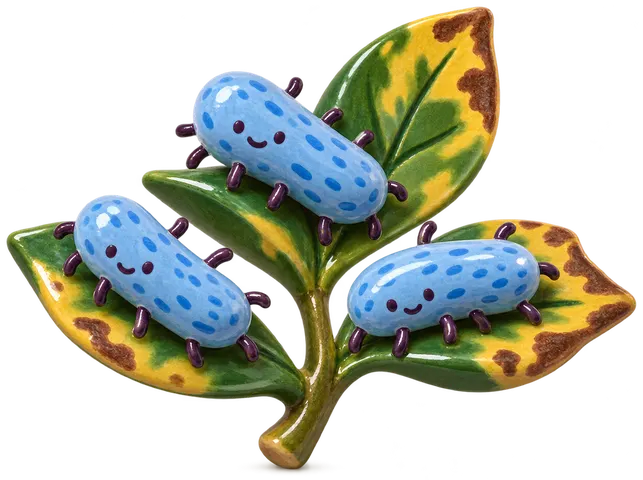 Xylella fastidiosa, figurine en faïence de FermeVallée