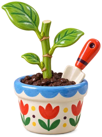 Bouturage, figurine en faïence de FermeVallée