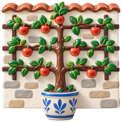 Espalier, figurine en faïence de FermeVallée