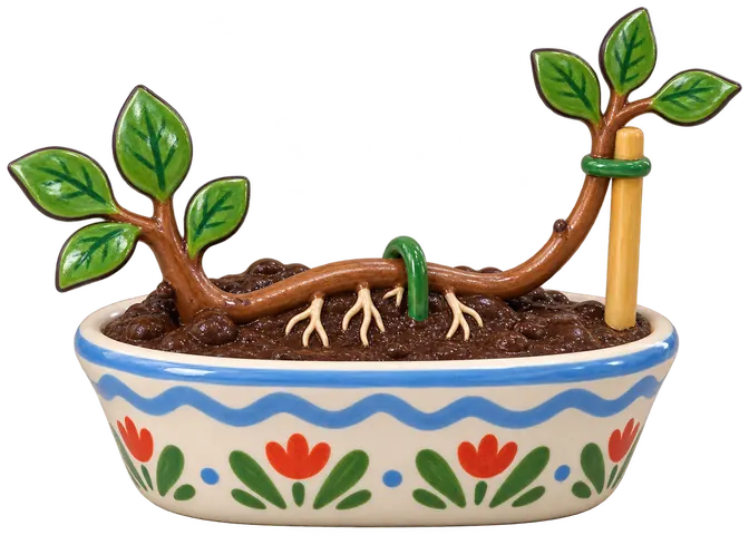 Marcottage, figurine en faïence de FermeVallée