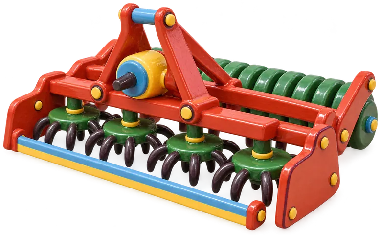 Herse rotative, figurine en faïence de FermeVallée