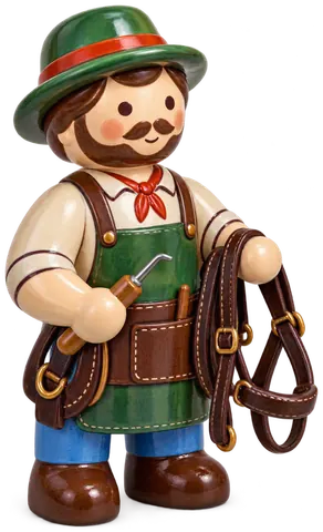 Bourrelier, figurine en faïence de FermeVallée